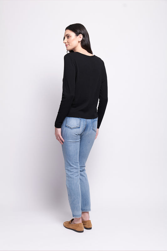 Foil Time Wool Tell Cardigan (Navy, Moss, Black or Still water)