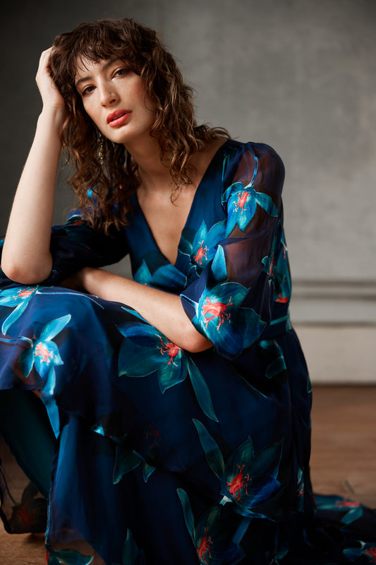 Sacha Drake Pendulum Wrap Dress