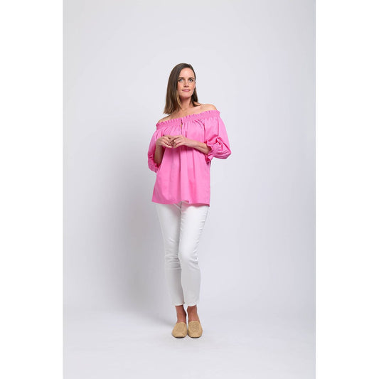 Foil Eye Candy Top (Kelly or Pink)