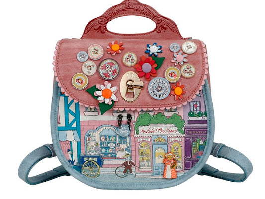 Vedula Heritage Victorian tea rooms Amelia backpack.