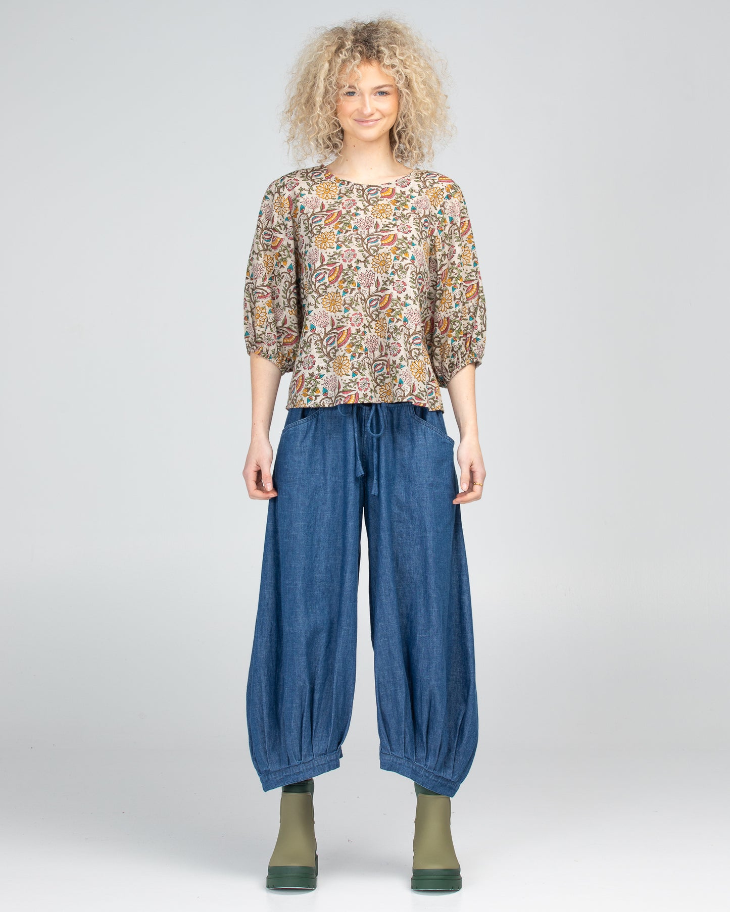 Boom Shankar Mid wash Denim Guru Pant