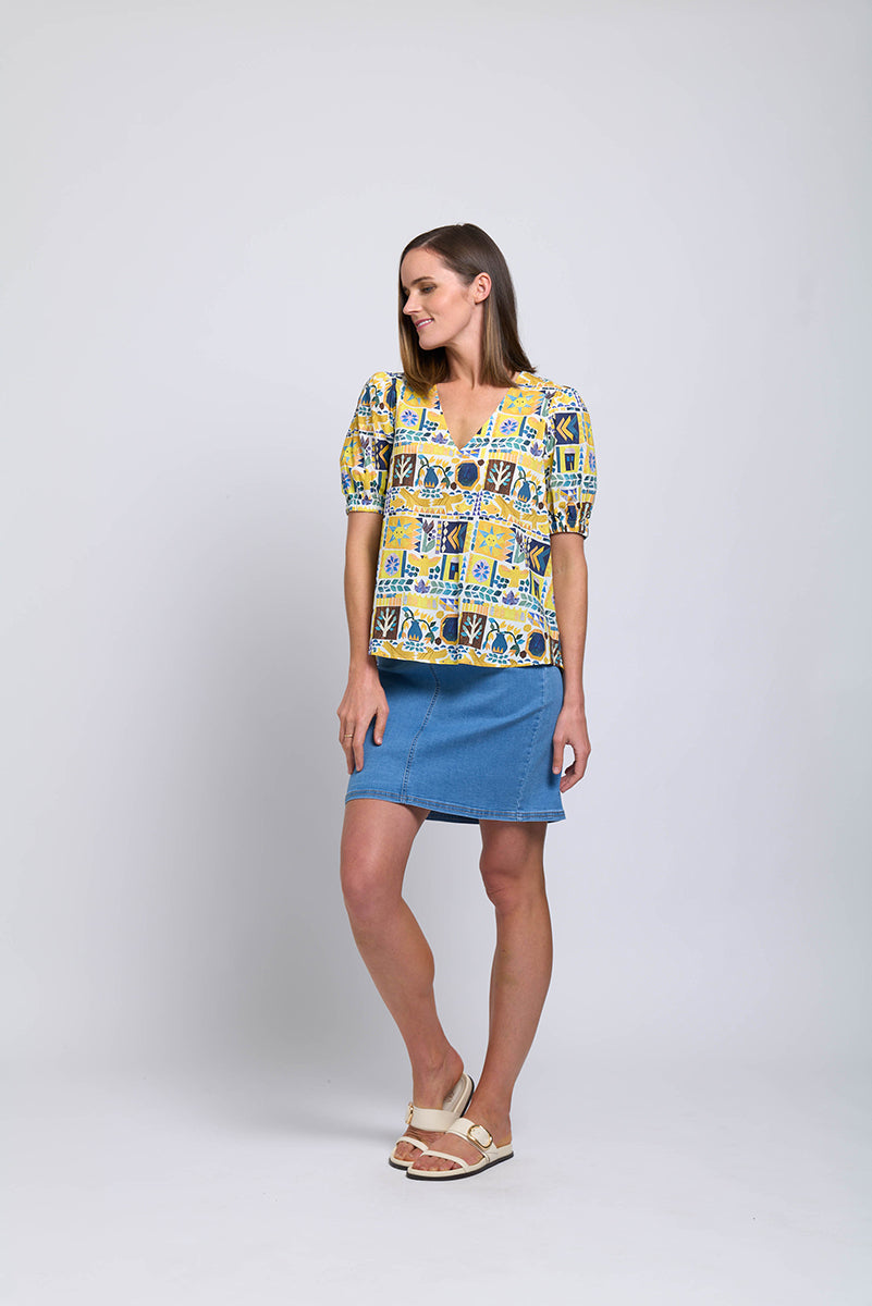 Foil Keep The Faith Top (Arthouse)