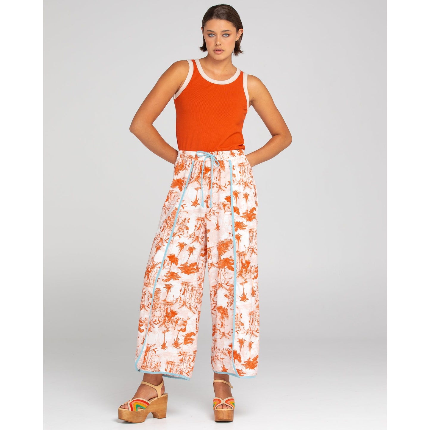 Boom Shankar Cuba Pant 7/8 Western Palm