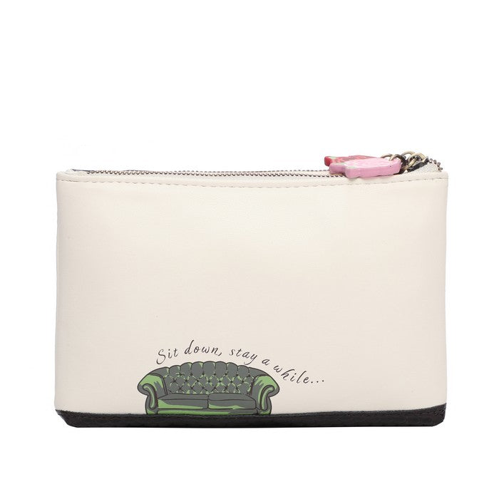 Vendula Cats & Ruffle Double Zip