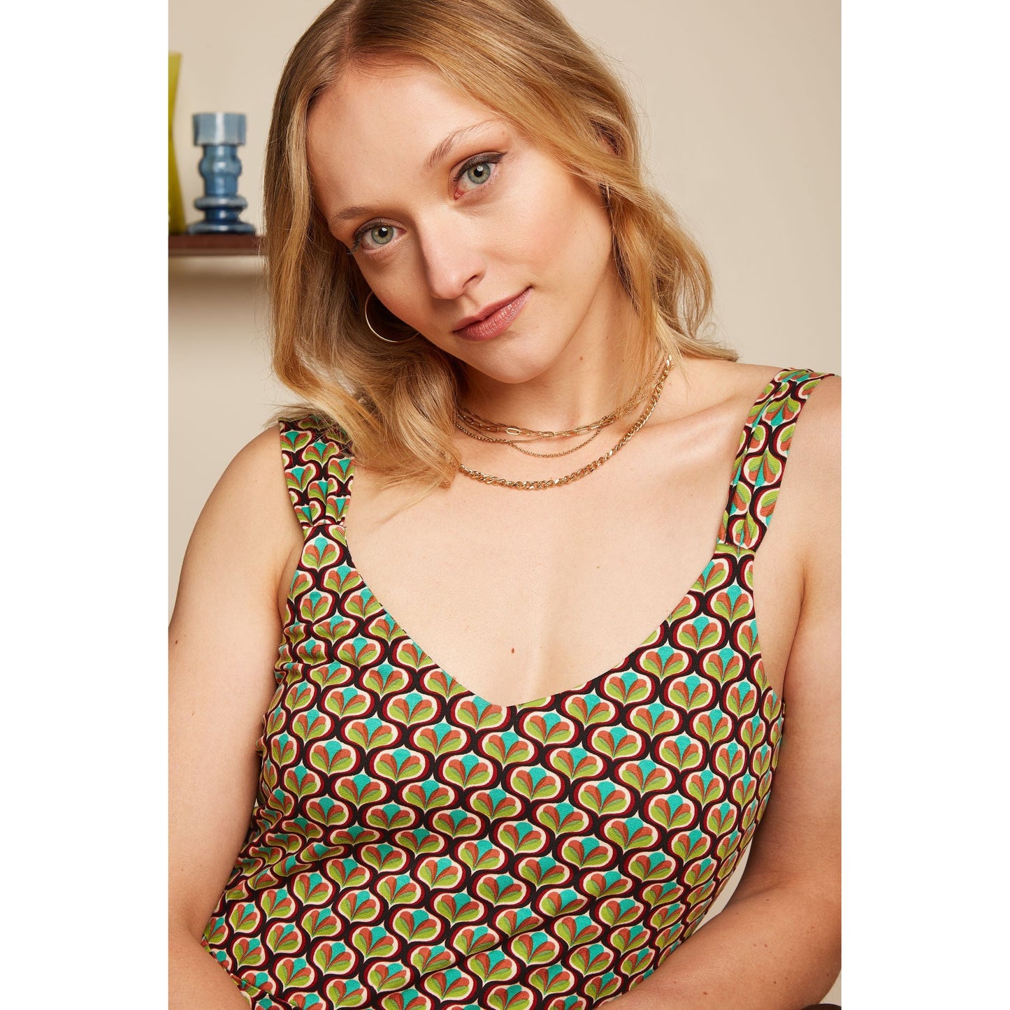 King Louie Lenny Dress Indy green