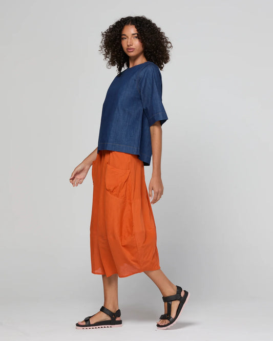 Boom Shankar Guru Skirt Rust