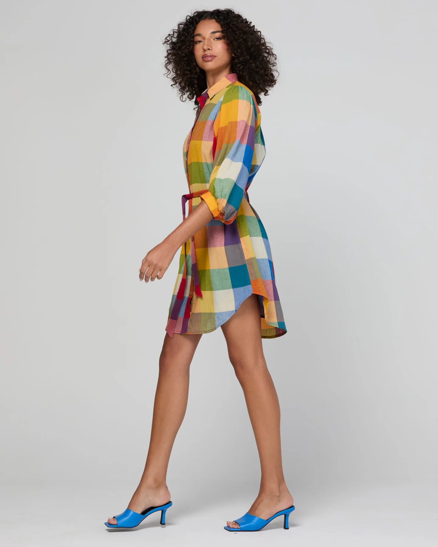 Boom Shankar Pari Shirt Dress Kingston Check