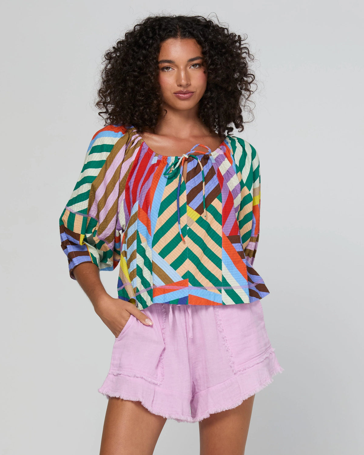 Boom Shankar Lucia Liquorice Stripe