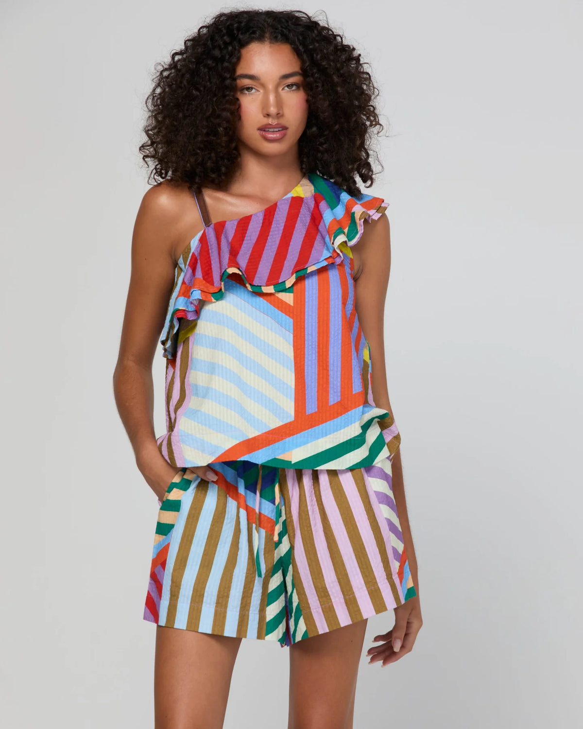 Boom Shankar Sasha Top Liquorice stripe