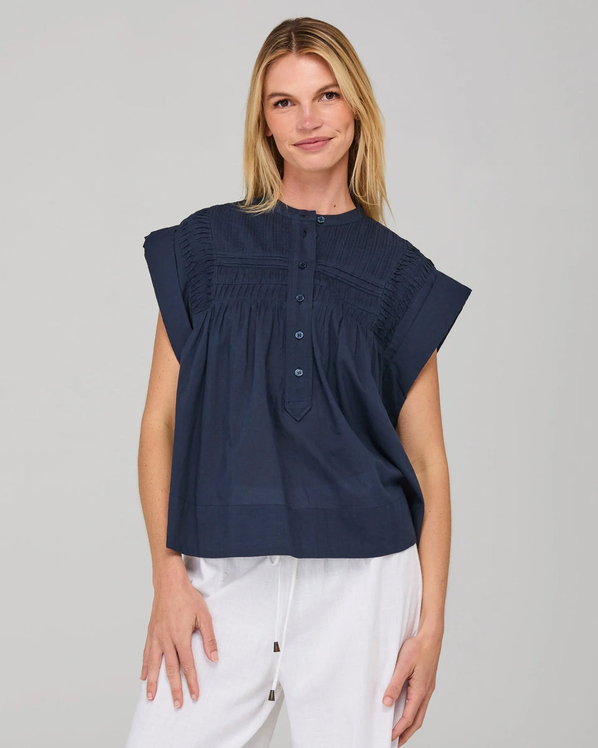 Boom Shankar Danica Top Navy