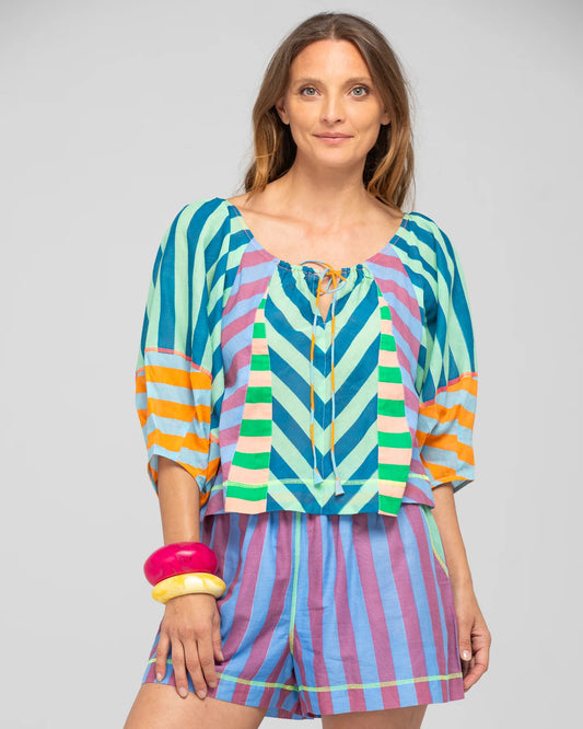 Boom Shankar Lucia Top Capri Splice