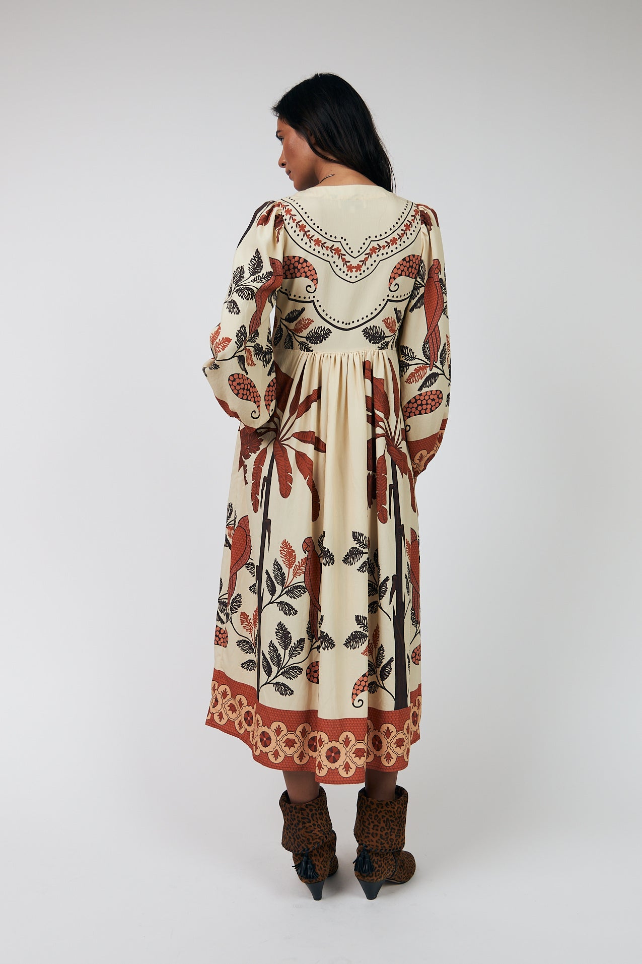 Lollys Laundry Sarai Dress Cream/Flower Print