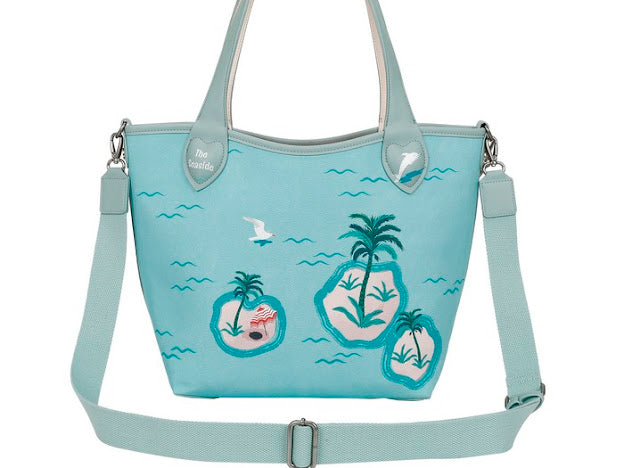 Vendula sands reversible tote and pouch
