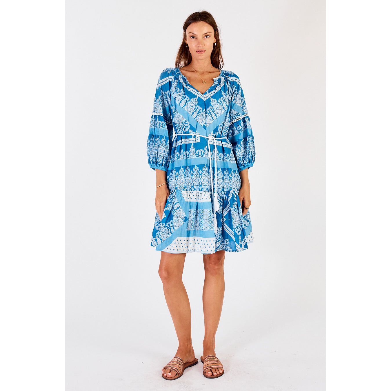 Lula Soul Bandana Dress (Melon, ocean, or sea)