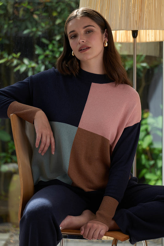 Foil Looking Sharp Sweater Midnight Mix