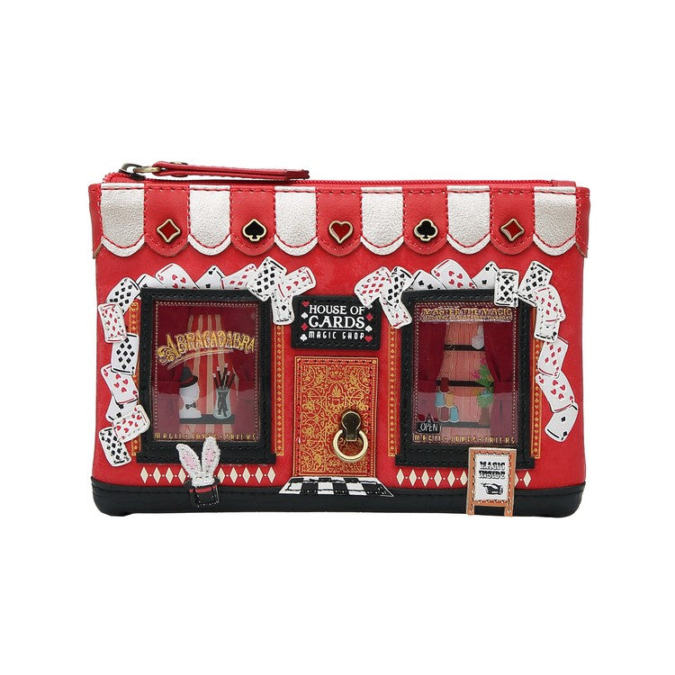 Vendula House of cards Magic Shop Zipper Coin Purse