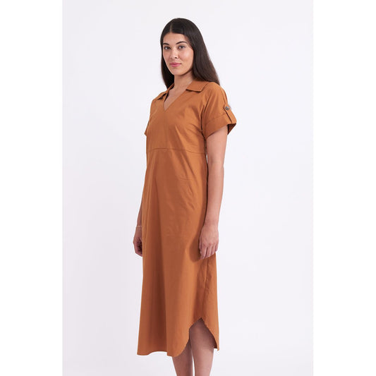 Foil Easy Going Dress (Ginger or Navy)