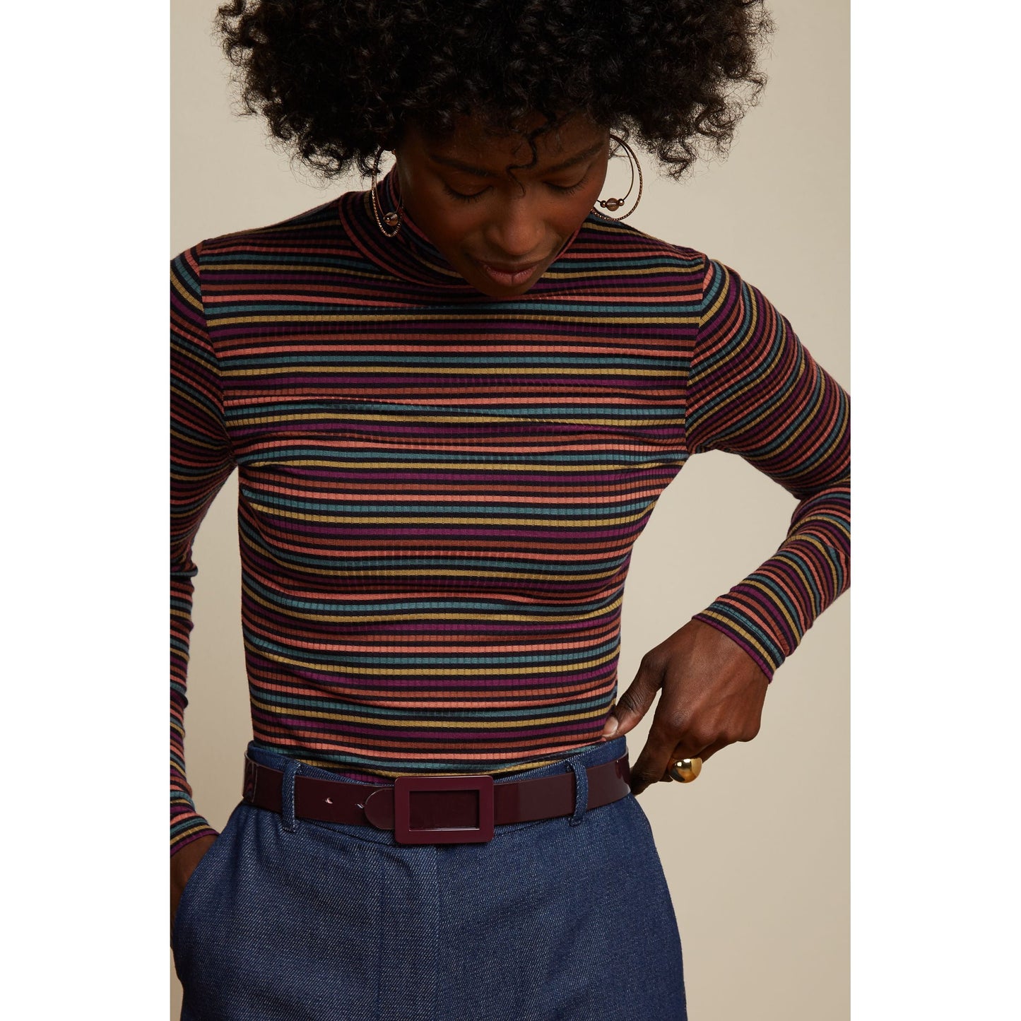 King Louie Patent Belt (Green or Burgundy)