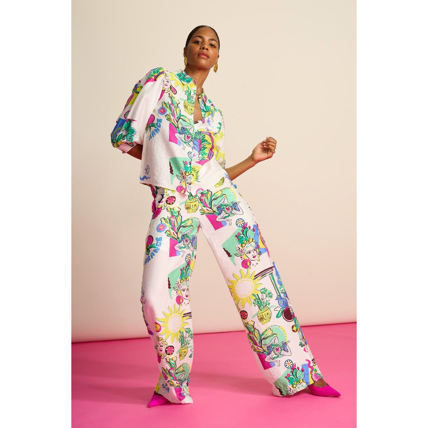 POM Sicilian love pants SP7818