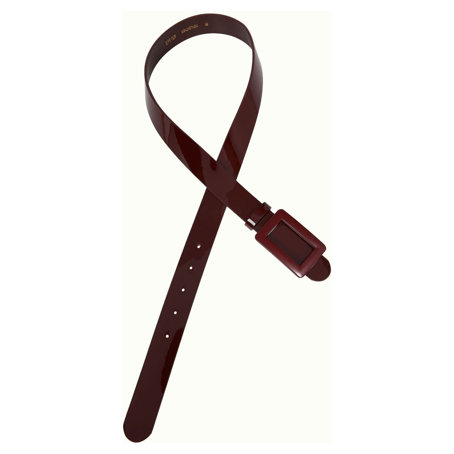 King Louie Patent Belt (Green or Burgundy)