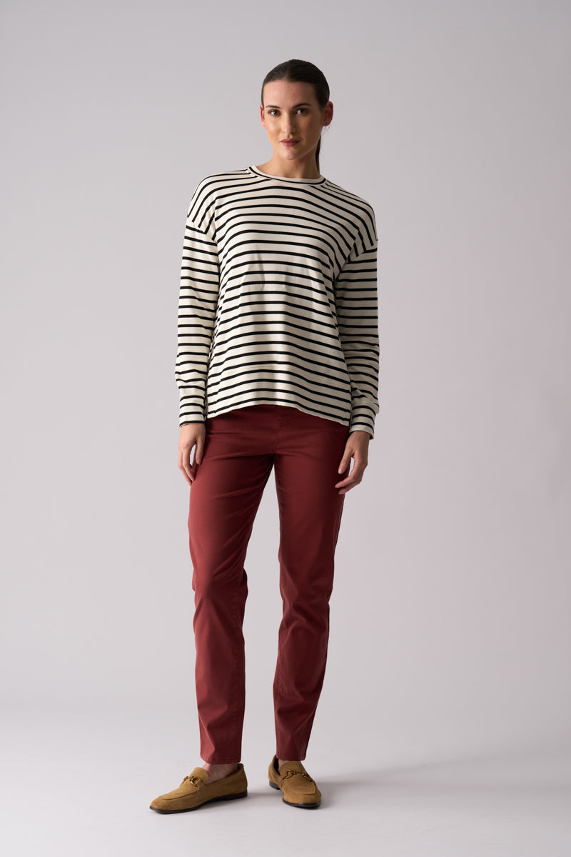Foil Holey Moley Trouser Dark Sage/Russet