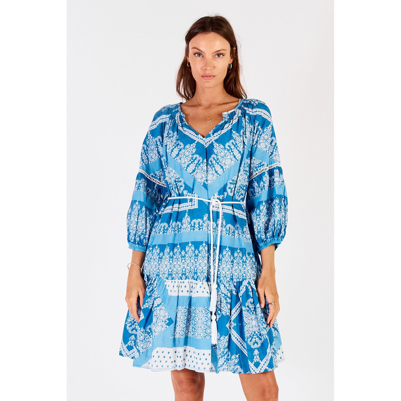 Lula Soul Bandana Dress (Melon, ocean, or sea)