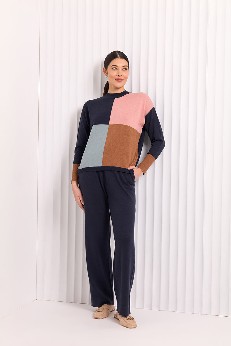 Foil Looking Sharp Sweater Midnight Mix
