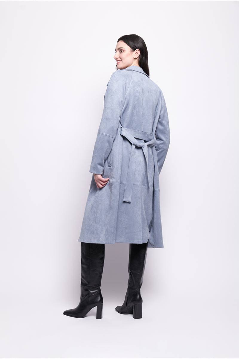 Foil Faux-Sure Trench (biscuit, blue steel or chalk)