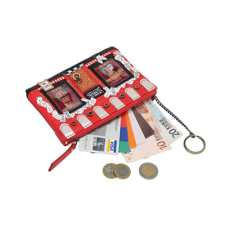 Vendula House of cards Magic Shop Zipper Coin Purse