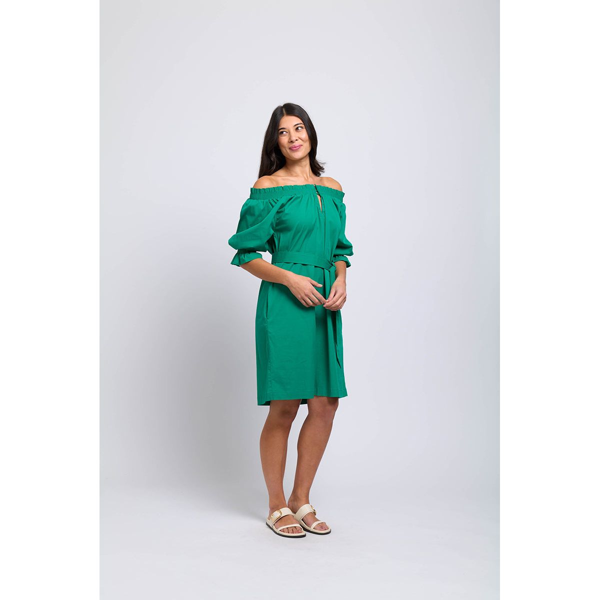 Foil Eye Candy Dress (Pink or Kelly)