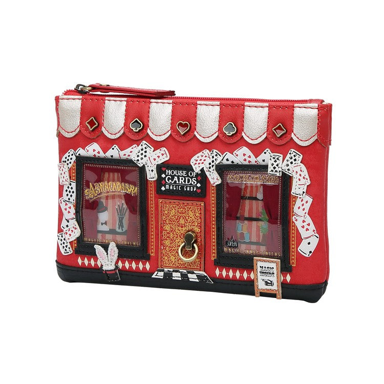 Vendula House of cards Magic Shop Zipper Coin Purse