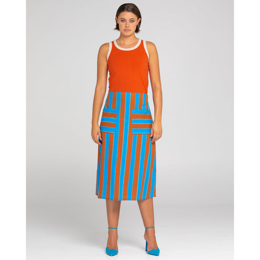 Boom Shankar Fay Skirt Cabana Stripe