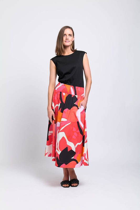 Foil Skirted Ahead Skirt Lush