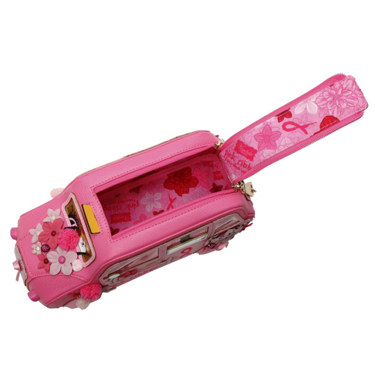 Vendula Pink Ribbon London Cats & Corgies Pink Taxi