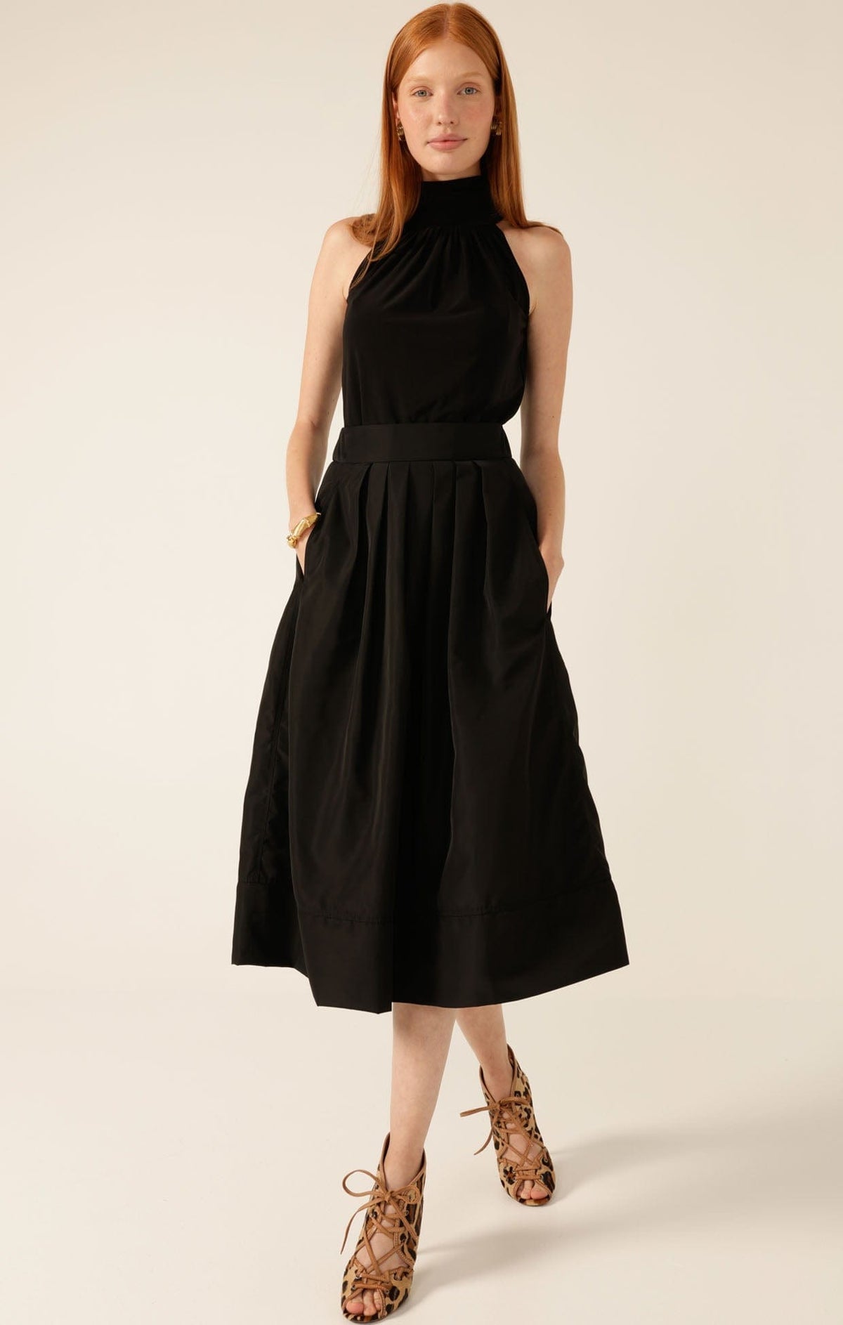 Sacha Drake pleated a line skirt