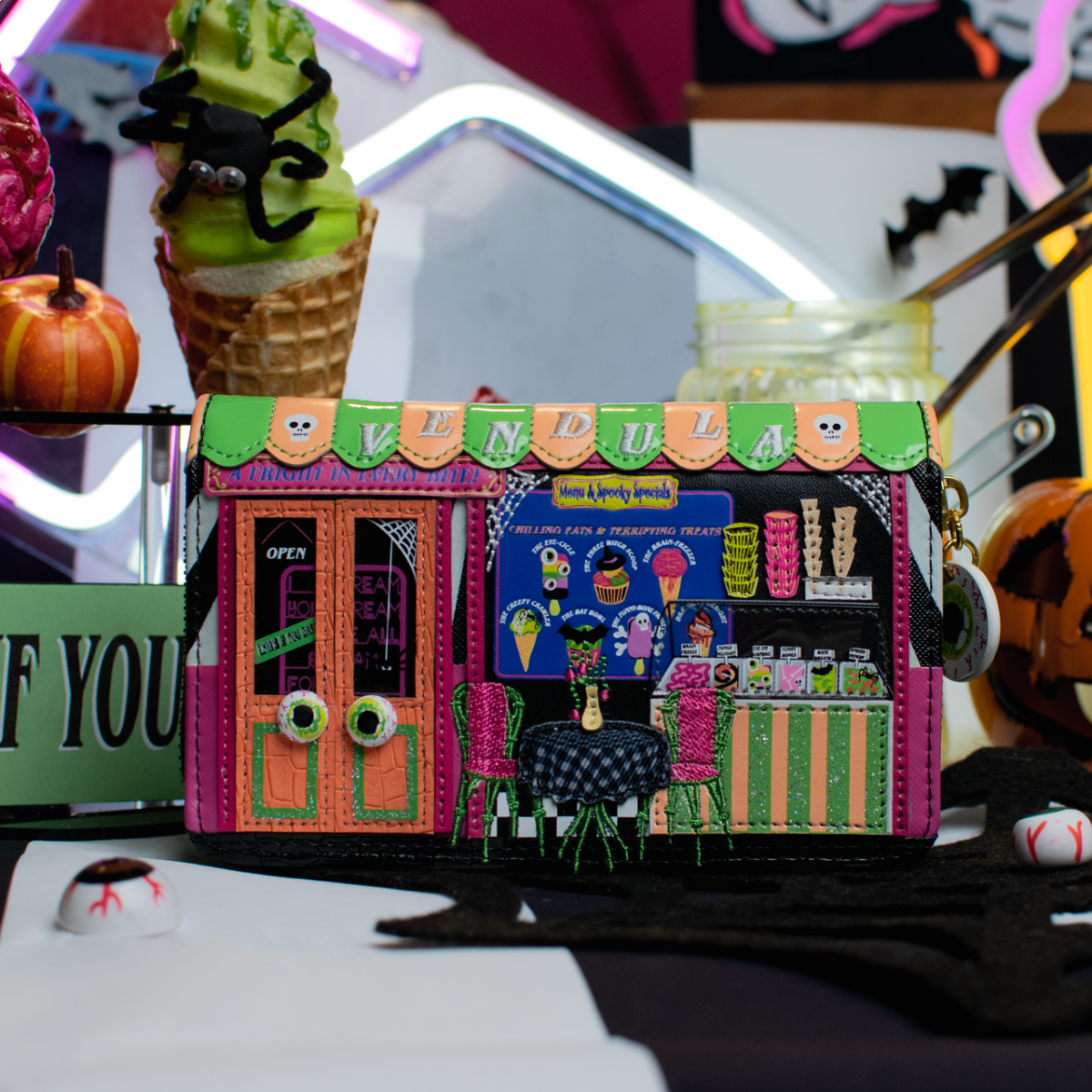 Vendula I scream Parlour Medium Ziparound Wallet