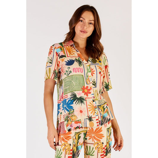 Lula Life Ellery Shirt Cream