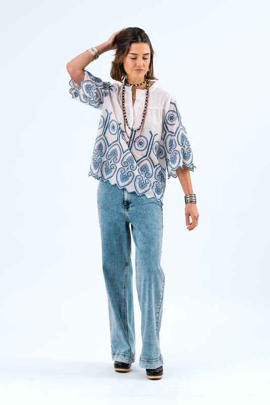 Lollys Laundry Louise Blouse Ss