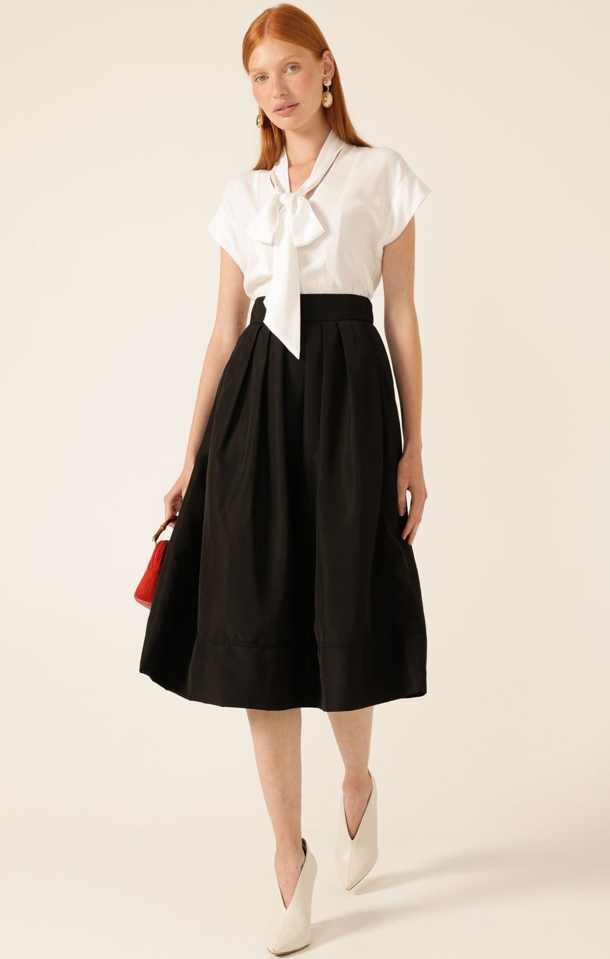 Sacha Drake pleated a line skirt
