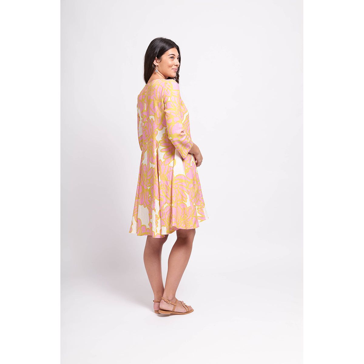 Foil My Flare Lady Dress (Oasis or Full Bloom)