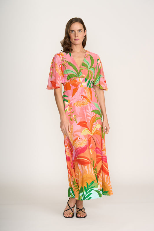 Foil Sun-kissed Race Favourite Dress