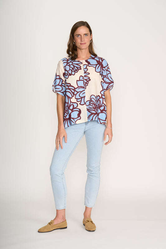 Foil Bloom Delightful Top
