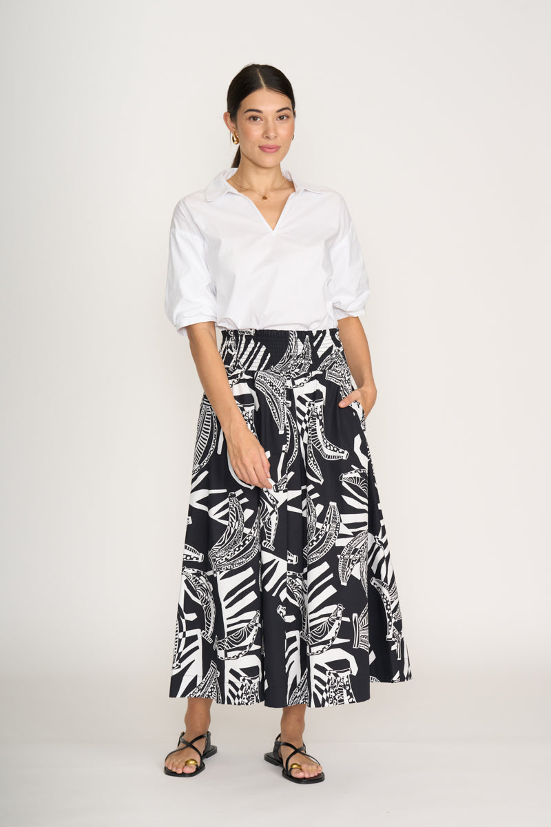 Foil Going Bananas Skirted Ahead Skirt