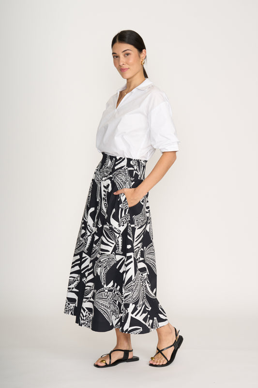 Foil Going Bananas Skirted Ahead Skirt