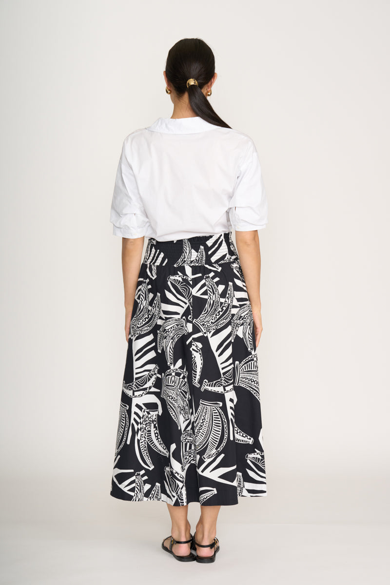 Foil Going Bananas Skirted Ahead Skirt