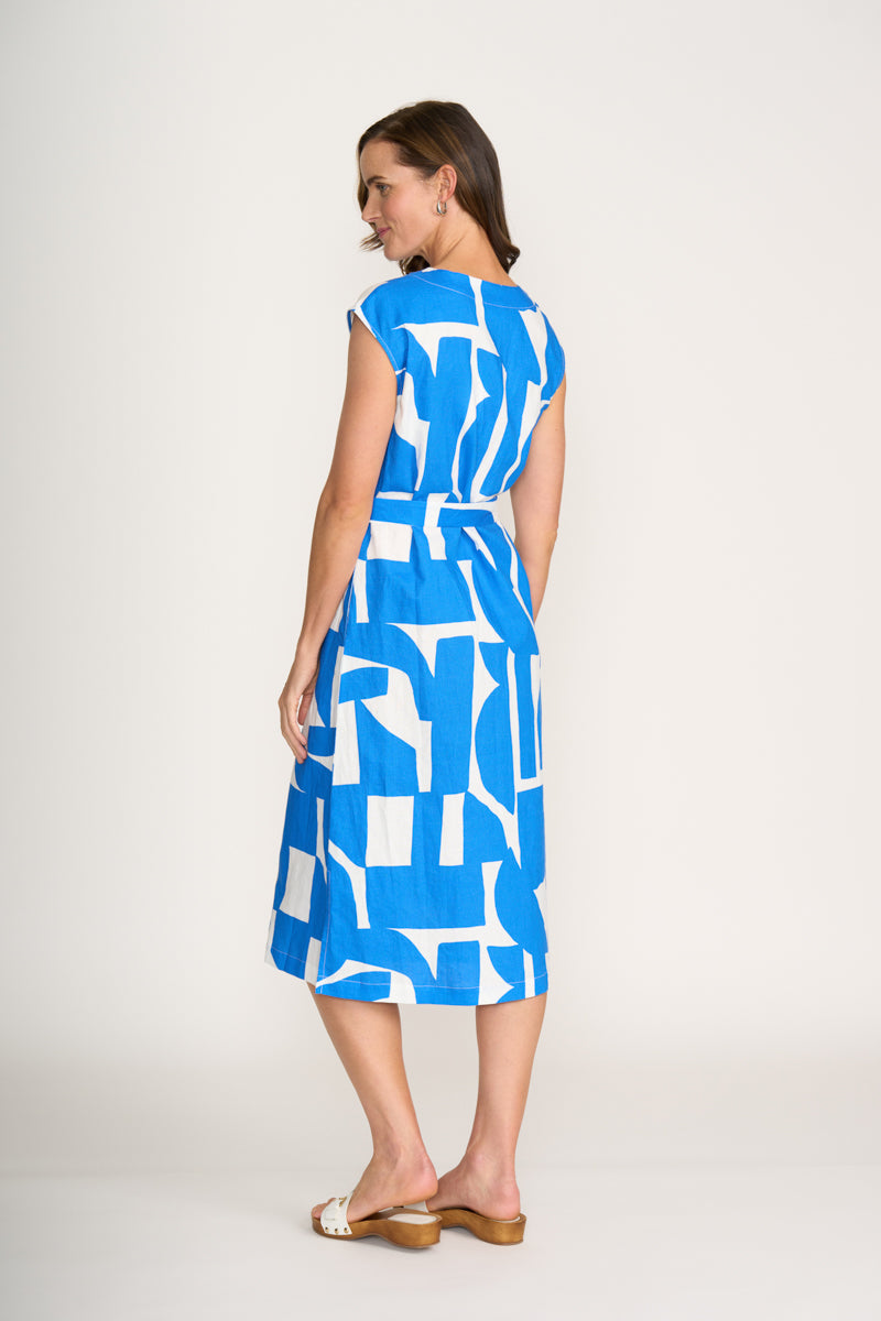 Foil Reflection You Little Zipper Dress