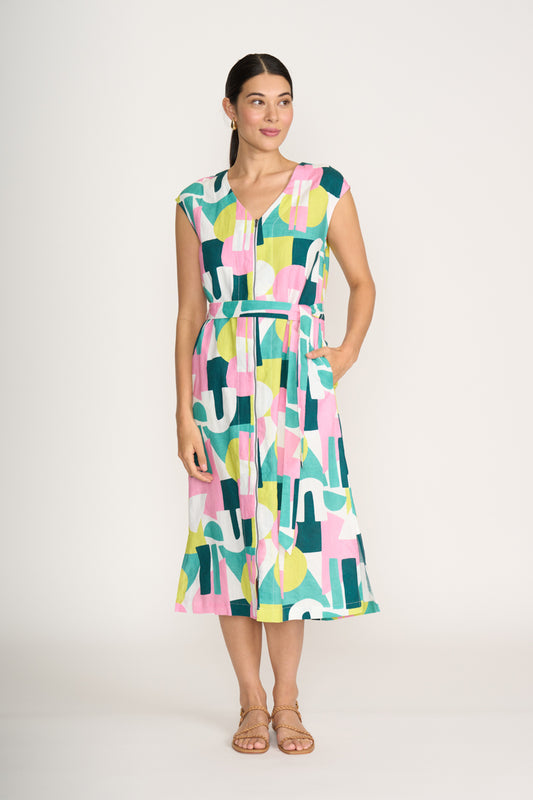 Foil Spectrum To The Max Dress