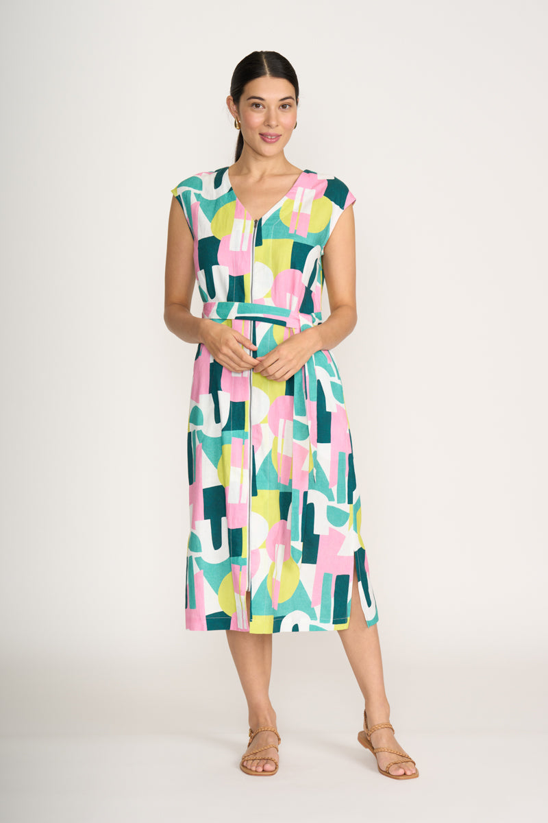Foil Spectrum To The Max Dress