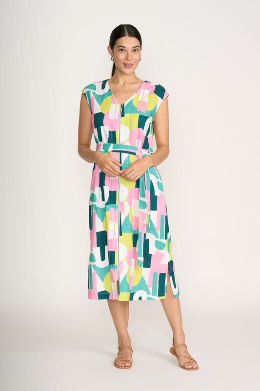 Foil Spectrum To The Max Dress