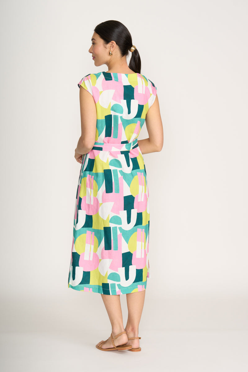 Foil Spectrum To The Max Dress